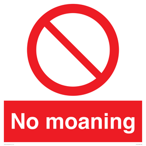 No Moaning
